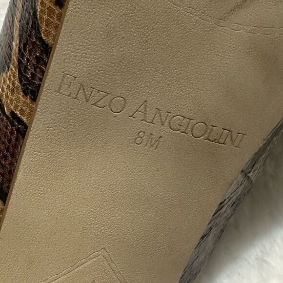Enzo Angiolini Women's Bronze Snake/
Skin Print Women Pumps Heels
8M New💋 - Picture 14 of 17
